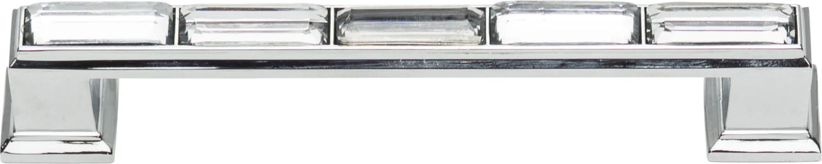 Crystal Legacy Pull 5 1/16'' cc Polished Chrome 342-CH
