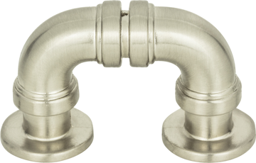 Steam Punk Finger Pull 1 5/16'' cc Brushed Nickel 366-BRN