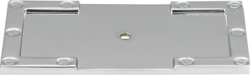 Campaign L-Bracket Backplate 3 11/16'' Polished Chrome 378-CH