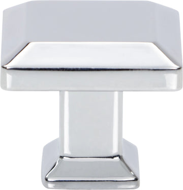 Sweetbriar Lane Square Knob 1 1/4'' Polished Chrome A660-CH