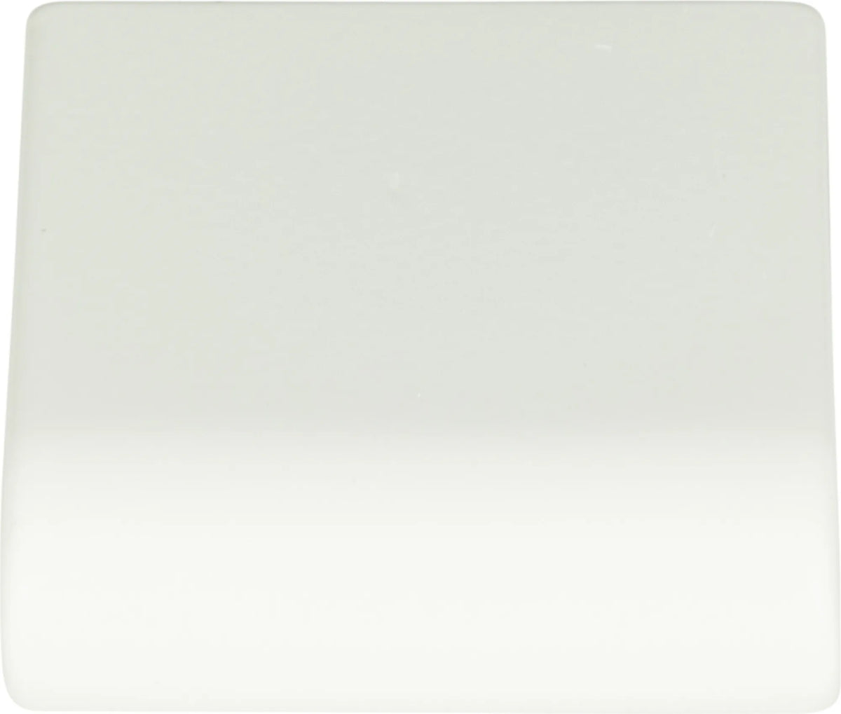 Round Rail Knob 1 1/8'' High White Gloss A877-WG
