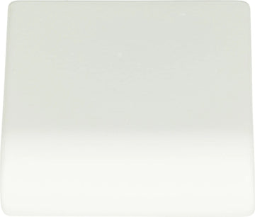 Round Rail Knob 1 1/8'' High White Gloss A877-WG