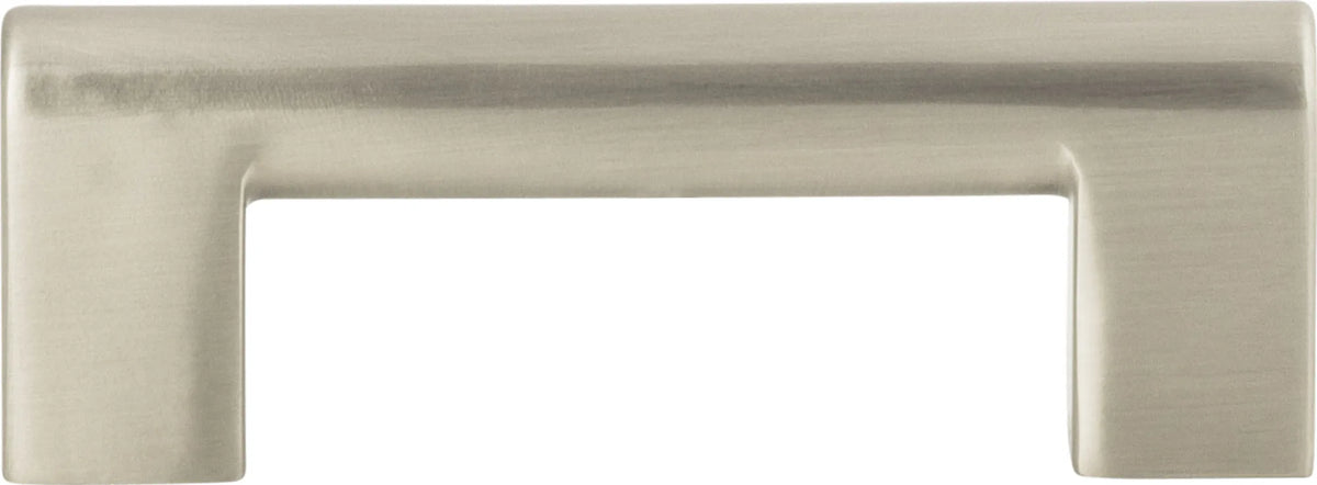 Round Rail Pull 3'' cc Brushed Nickel A878-BN