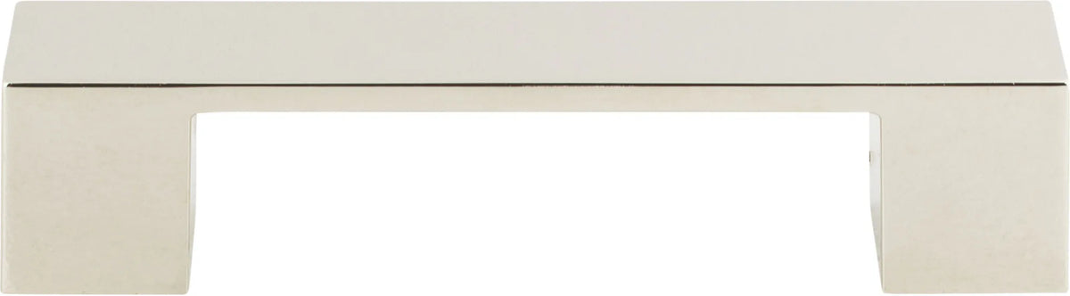 Wide Square Pull 3 3/4'' cc Polished Nickel A918-PN