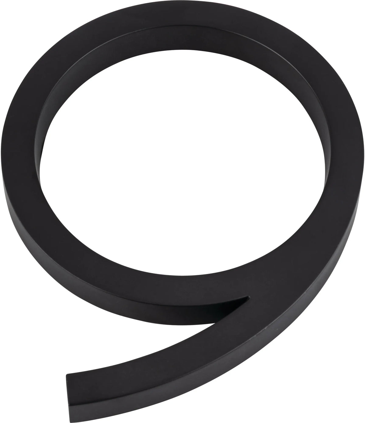 Modern Avalon #9 6'' Matte Black AVN9-L-BL