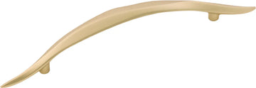 Willow Collection Pull 5-1/16'' cc Flat Ultra Brass Finish H076649-FUB