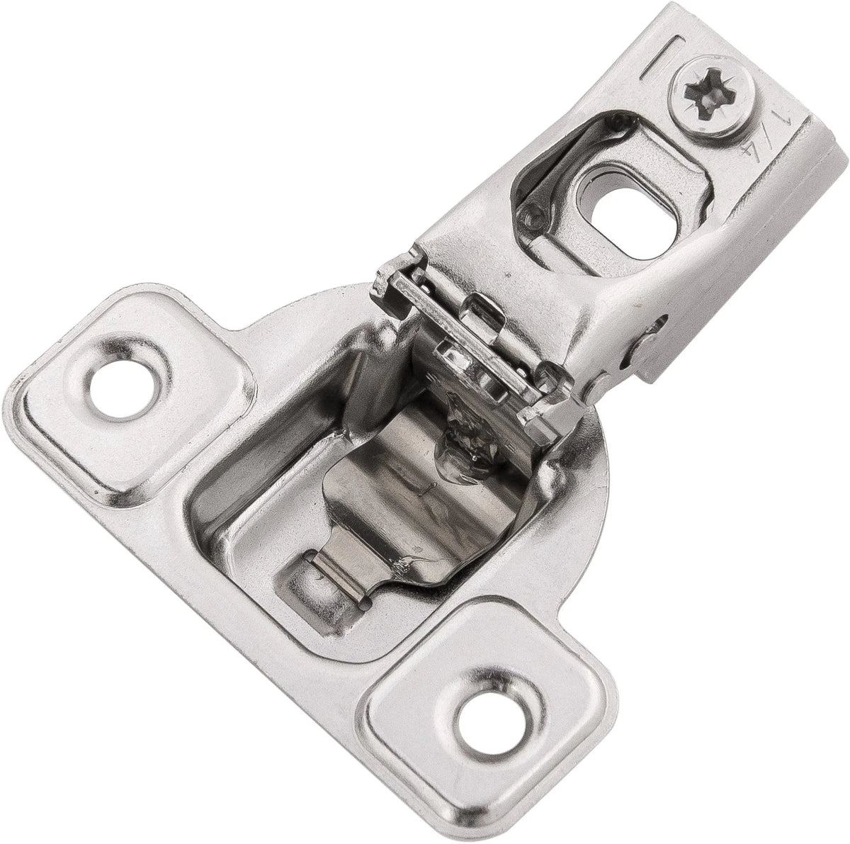 Hinge Concealed 1/4'' Overlay Face Frame Self-Close Polished Nickel Finish HH075216-14