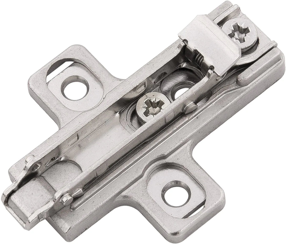 Hinge Concealed Frameless Self-Close Mounting Plate 0 mm Polished Nickel Finish HH075227-14