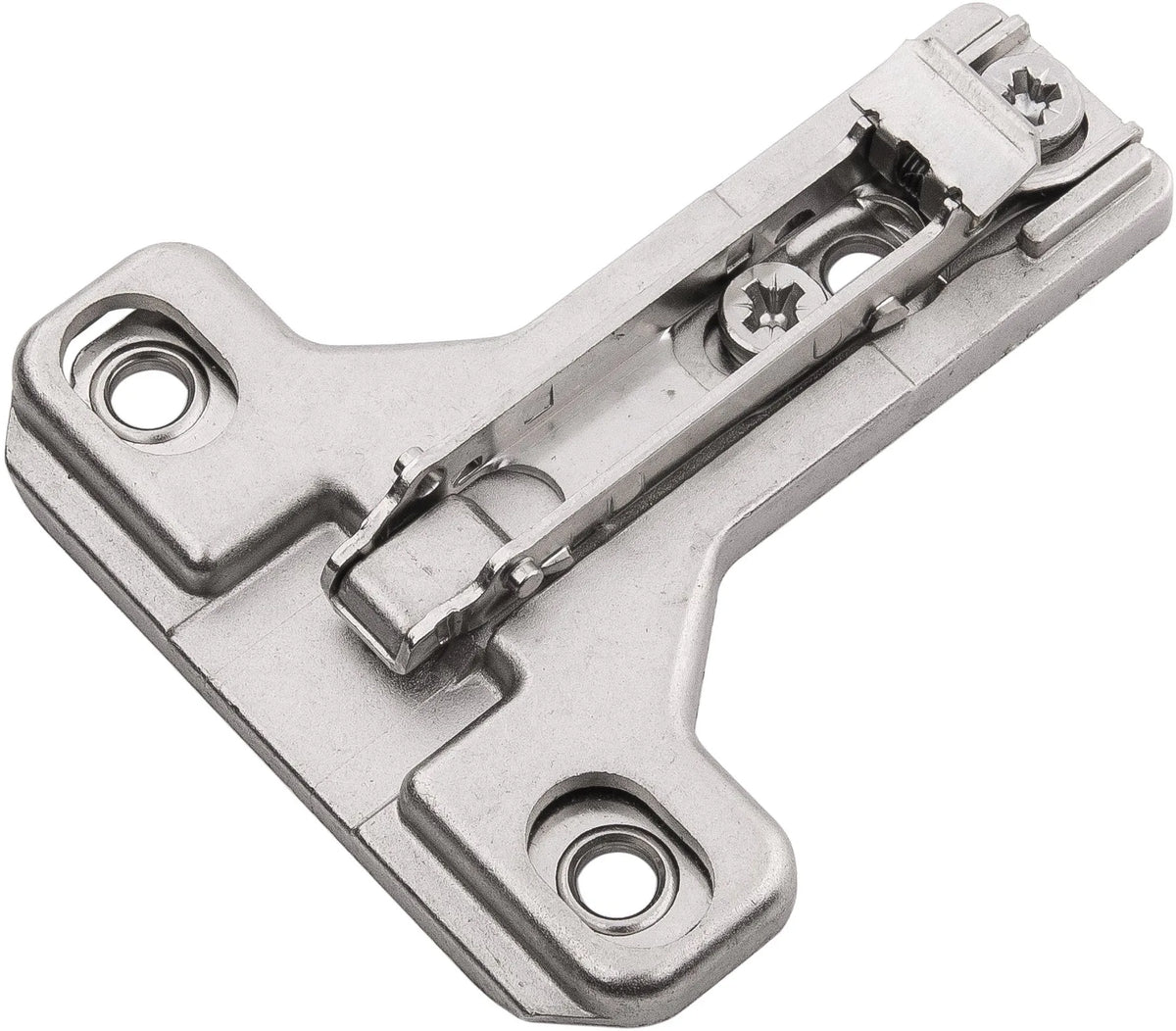 Hinge Concealed Face Frame Self-Close Mounting Plate 1 mm Polished Nickel Finish HH075228-14