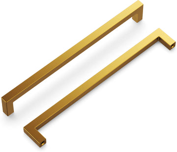 Skylight Collection Pull 8-13/16'' cc Brushed Golden Brass Finish HH075422-BGB