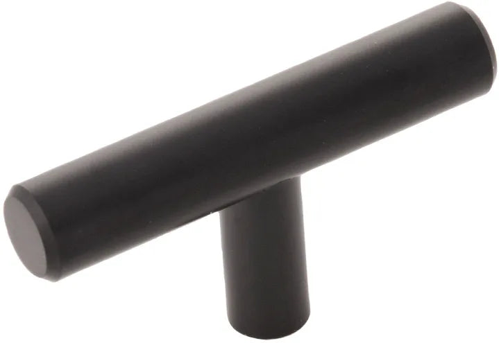 Bar Pulls Collection T-Knob 2-3/8'' x 1/2'' Matte Black Finish HH075591-MB