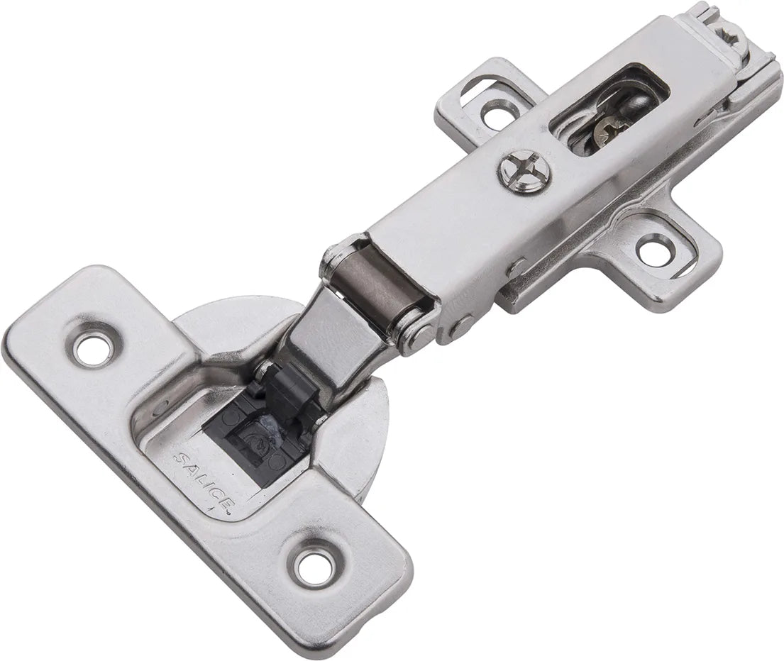 Hinge Concealed Full Overlay Frameless Soft Close Clip On Polished Nickel Finish HH74720-14