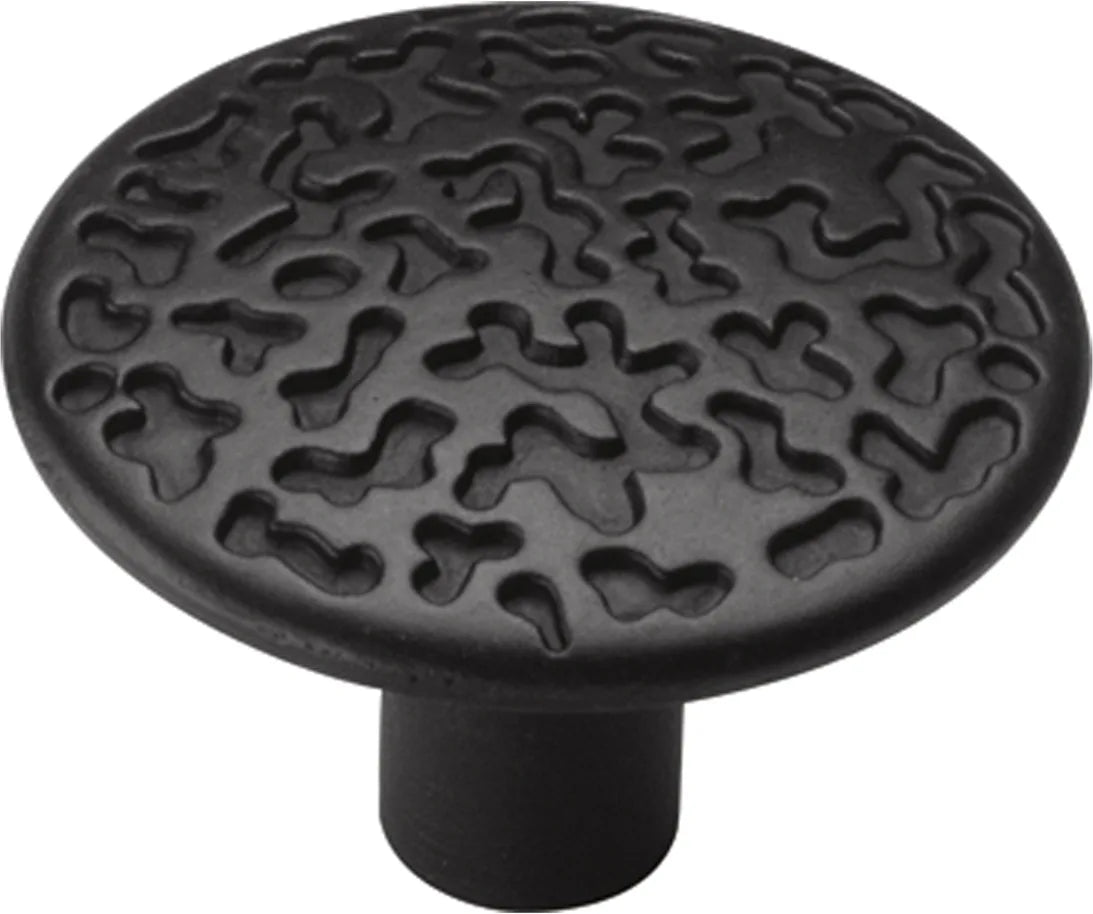 Southwest Lodge Collection Knob 1-1/16'' Diameter Colonial Black Finish P102-CB