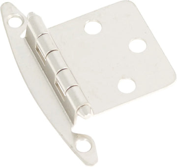 Hinge Flush Surface Face Frame Free Swinging Satin Nickel Finish P139-SN