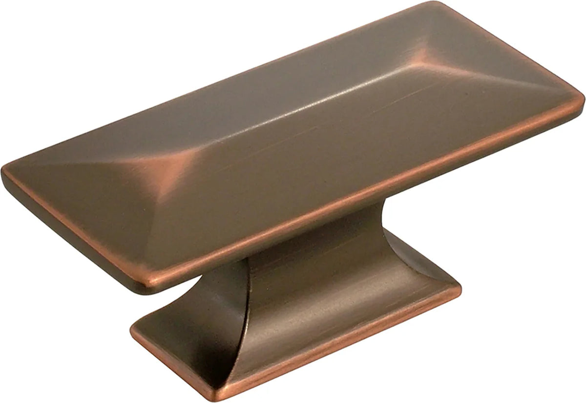 Bungalow Collection Knob 2-5/16'' x 1-1/16'' Oil-Rubbed Bronze Highlighted Finish P2152-OBH
