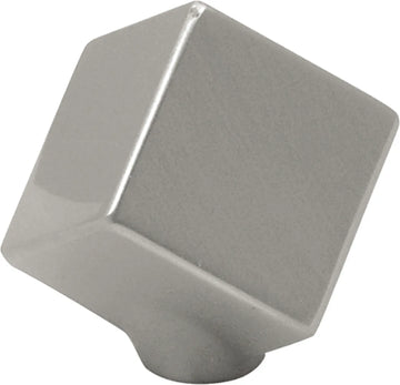 Euro-Contemporary Collection Knob 1-1/2'' Diameter Satin Nickel Finish P2160-SN