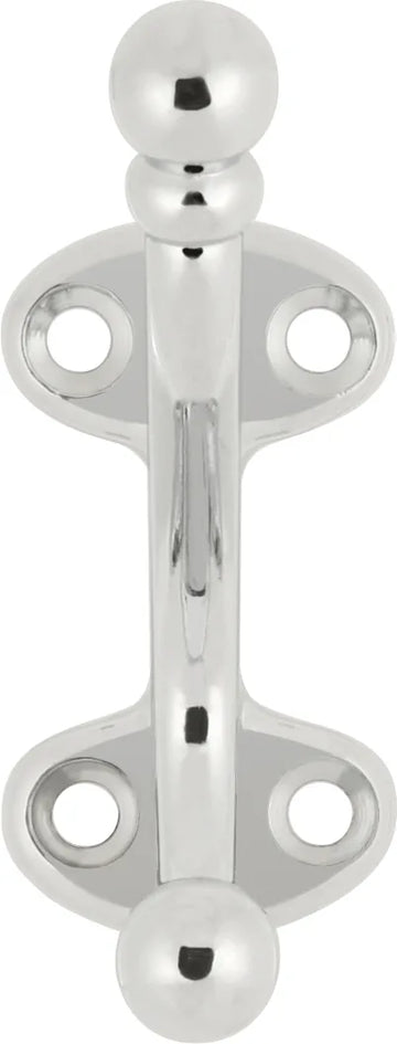 Hooks Collection Coat Hook Double 5/8'' cc Chrome Finish P25029-CH