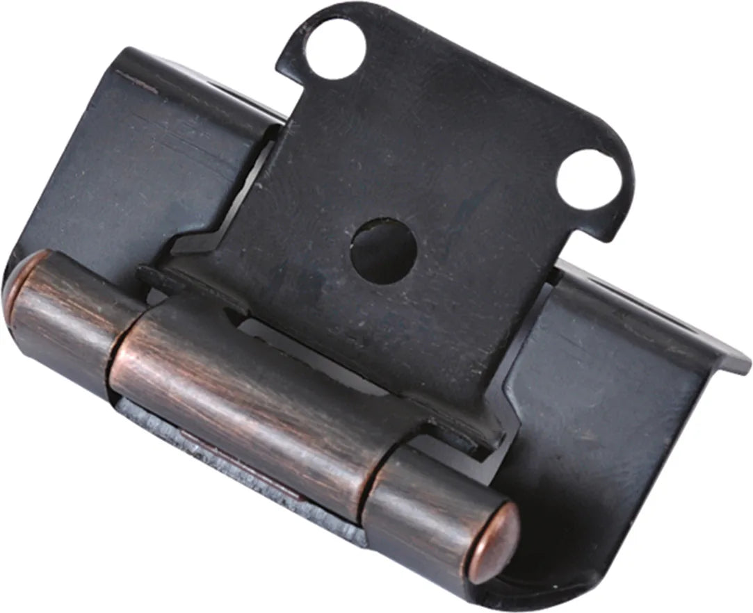 Hinge Semi-Concealed 1/2'' Overlay Face Frame Part Wrap Self-Close Vintage Bronze Finish P2710F-VB