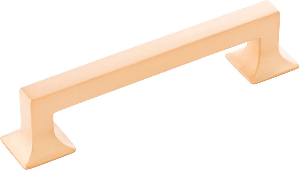 Studio Collection Pull 5-1/16'' cc Brushed Golden Brass Finish P3012-BGB