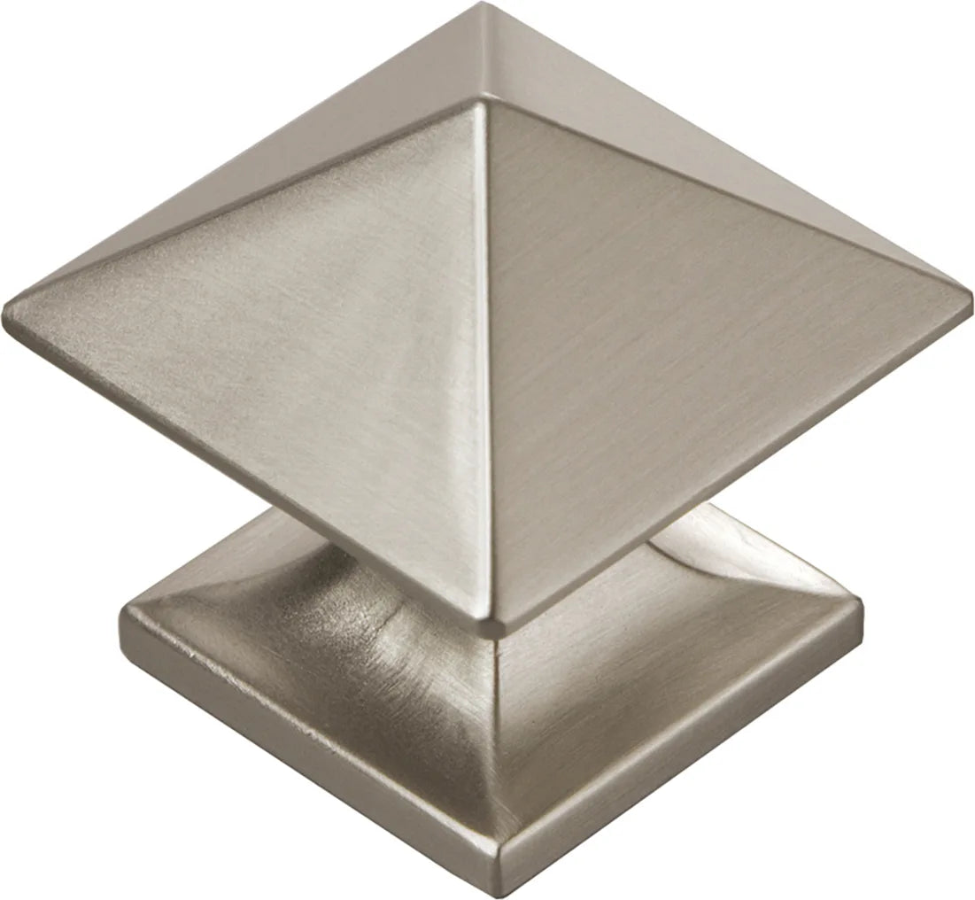 Studio Collection Knob 1-1/4'' Square Stainless Steel Finish P3015-SS
