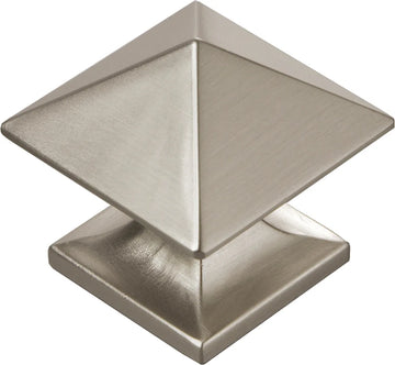 Studio Collection Knob 1-1/4'' Square Stainless Steel Finish P3015-SS