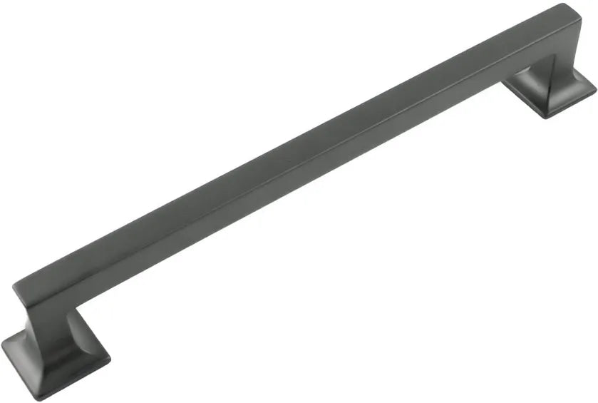 Studio Collection Pull 8-13/16'' cc Matte Black Finish P3026-MB