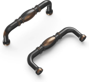Williamsburg Collection Pull 3'' cc Oil-Rubbed Bronze Highlighted Finish P3050-OBH