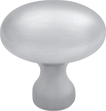 Williamsburg Collection Knob 1-3/8'' x 15/16'' Satin Nickel Finish P3058-SN