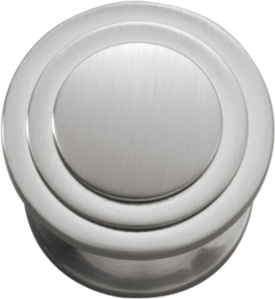Deco Collection Knob 1-1/16'' Diameter Satin Nickel Finish P3102-SN