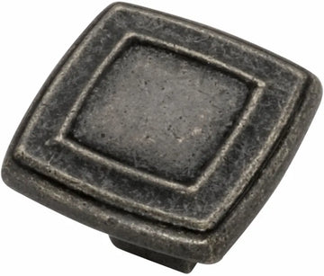 Modus Collection Knob 1-7/16'' Square Windover Antique Finish P3180-WOA