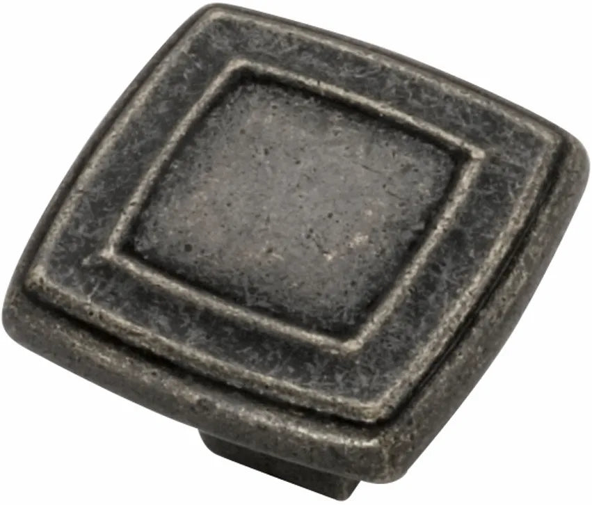 Modus Collection Knob 1-7/16'' Square Windover Antique Finish P3180-WOA