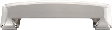 Bridges Collection Cup Pull 3'', 3-3/4'' & 5-1/16'' (128mm) cc Satin Nickel Finish P3234-SN