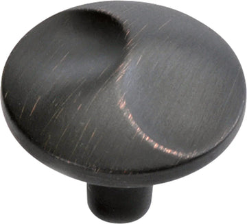 Surge Collection Knob 1-1/4'' Diameter Vintage Bronze Finish P3592-VB