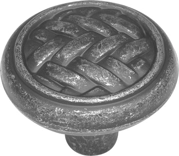 Catamaran Collection Knob 1-1/4'' Diameter Vibra Pewter Finish P7513-VP