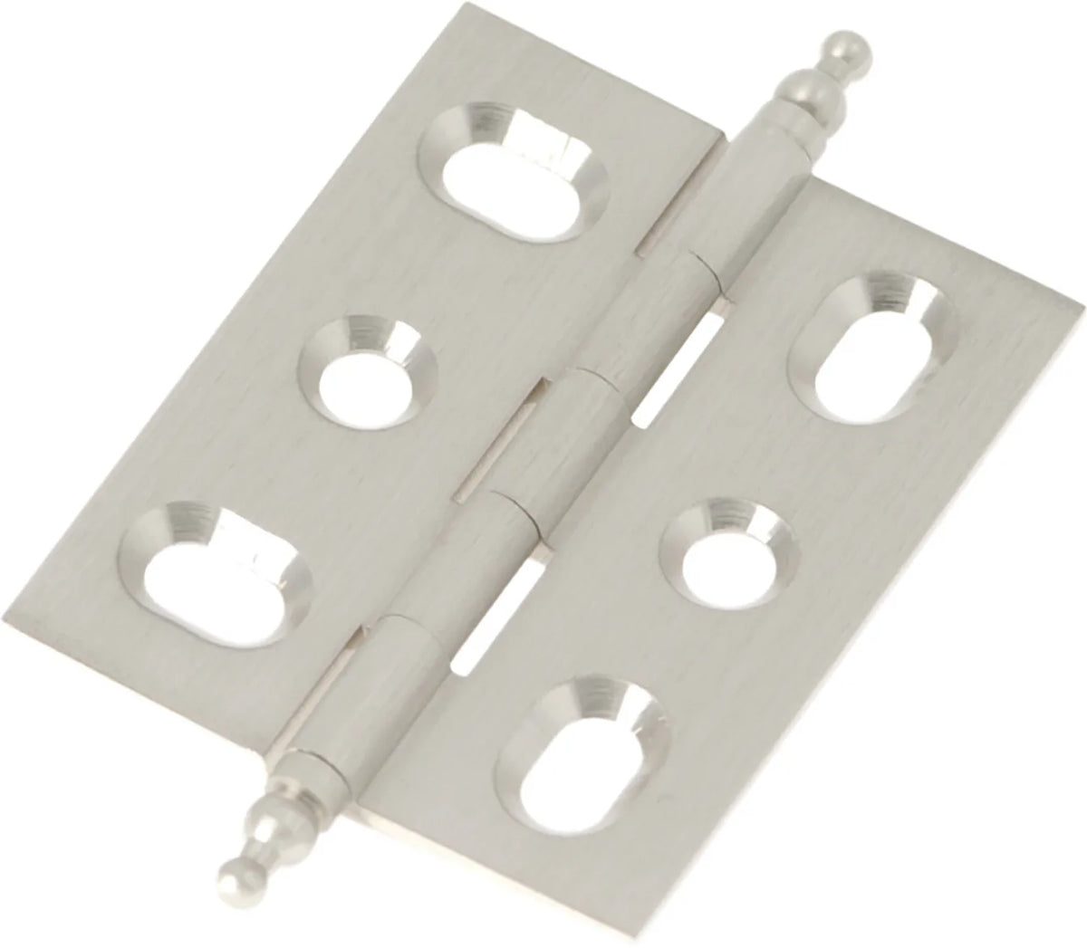 Hinge Solid Brass Surface Face Mount Mortise Satin Nickel Finish P8290-SN