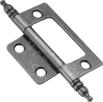 Hinge SurFace Face Mount Silver Medallion Finish P8294-SM