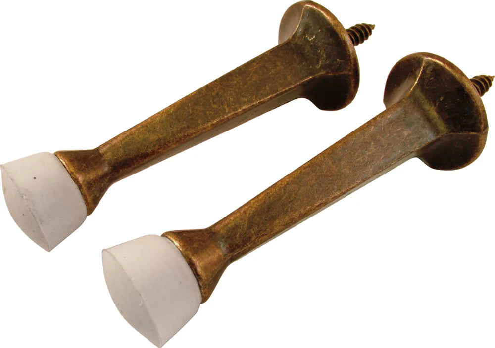 Door Stops Collection Rigid Door Stop 2-7/8'' Antique Brass Finish PBH0250