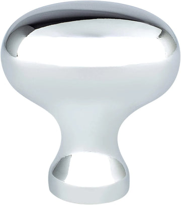 Transitional Advantage Three Polished Chrome Oval Knob 0919-126-P