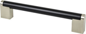 Studio Remix 160mm CC Matte Black and Brushed Nickel Pull 2189-955BPN-P