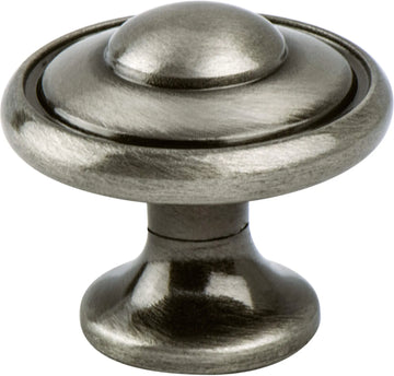 Euro Traditions Brushed Black Nickel Knob 2921-1BBN-P