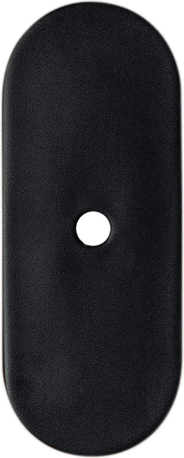 Galloway Matte Black Round Backplate 3103-1055-B