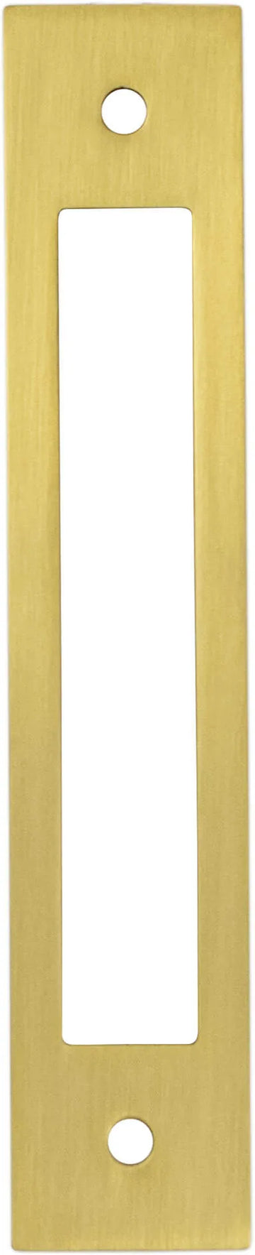 Statler 128mm CC Modern Brushed Gold Cutout Backplate 3110-1MDB-B