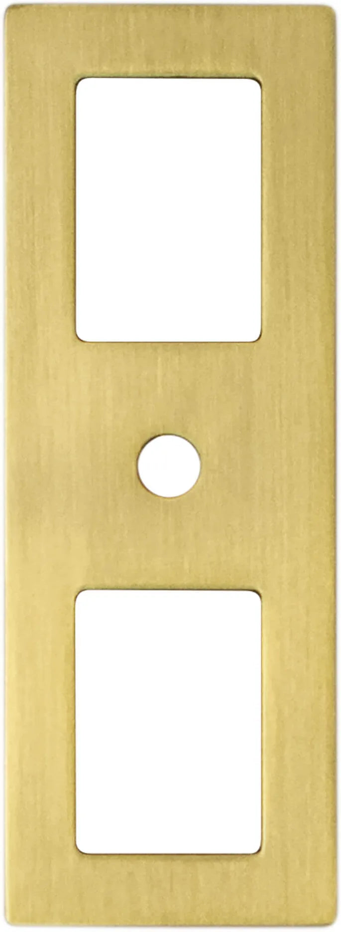 Statler Modern Brushed Gold Cutout Backplate 3113-1MDB-B