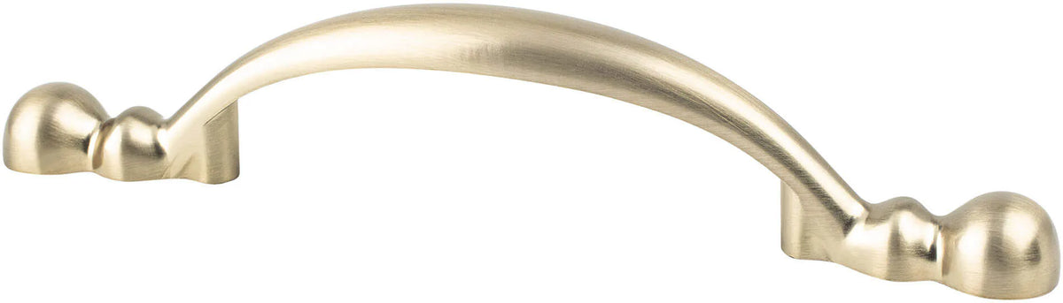 Traditional Advantage Four 3'' CC Champagne Rounded End Pull 9135-10CZ-P