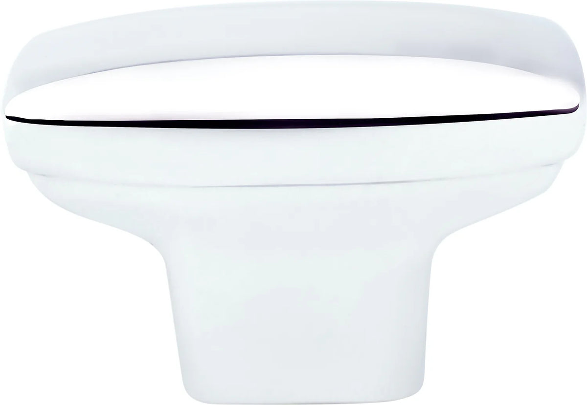 Transitional Advantage One Polished Chrome Rounded Rectangle Knob 9182-1026-P