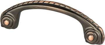 Advantage Plus Four 3'' CC Verona Bronze Roped Pull 9373-10VB-P