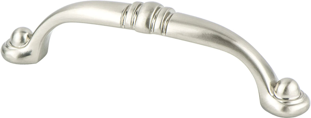 Traditional Advantage Three 96mm CC Brushed Nickel Antique Pull 9384-1BPN-P