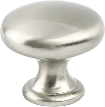 Contemporary Advantage Four Brushed Nickel Wide Round Knob 9432-4BPN-P