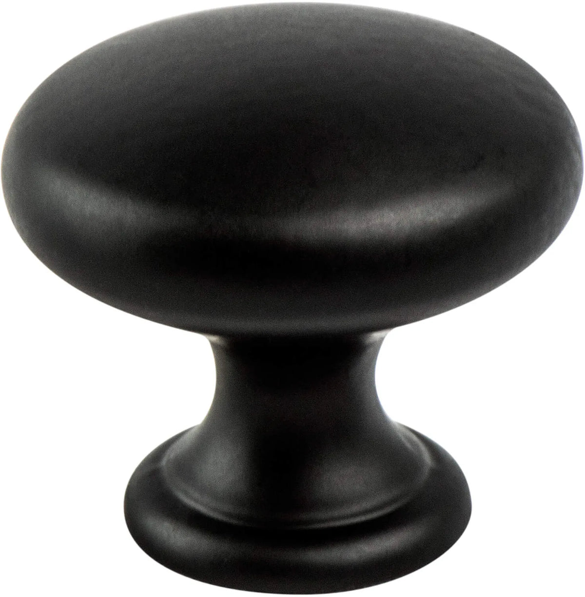 Contemporary Advantage Four Matte Black Wide Round Knob 9434-4055-P