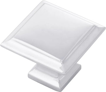 Studio II Collection Knob 1-1/4'' Square Chrome Finish B055555-CH